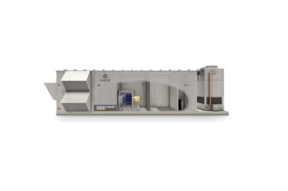 The Liebert DX Air Handler delivers data center efficiency with the flexibility for modular build outs. Multiple configurations include outside air economization, evaporative condensing and evaporative cooling to reduce energy consumption.